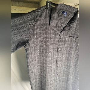 George collared short sleeve men's shirt